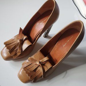 Dries Van Noten Kiltie Python Heels - Rare!